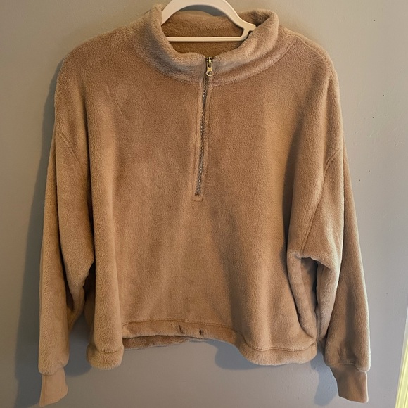 Old Navy Jackets & Blazers - {OLD NAVY} Half Zip Fuzzy Sherpa Pullover